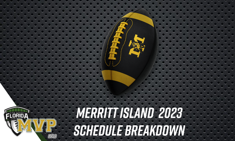 Merritt Island logo football. [Graphic Credit: Christopher Lyke/FloridaHSFootball.com]