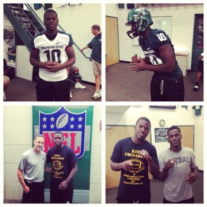 Patrick and Seabury at Michigan State. (Photos submitted by: Jacques Patrick)