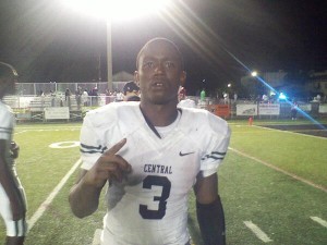 Miami Central RB Joseph Yearby rushed for 199 yards on Friday night against American Heritage- Plantation (Photo By Nash Williams)