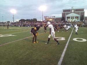 Miami Central took down American Heritage (Plantation) on Friday night with a 42-20 win. (Photo by Nash Williams)