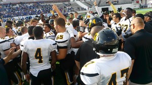 American Heritage celebrates their first state championship in school history. Photo By Joshua Wilson