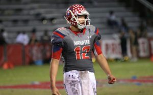 QB A.J. Colagiovanni will once again be leading things behind center this season. Photo Courtesy of Manatee Football.