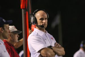 Head Coach John Booth will be entering his third season at Manatee this year. Photo Courtesy of Manatee Football.