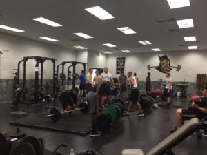 Oakleaf has been hitting hard in the weight room this summer. (Photo Credit: Oakleaf Football)