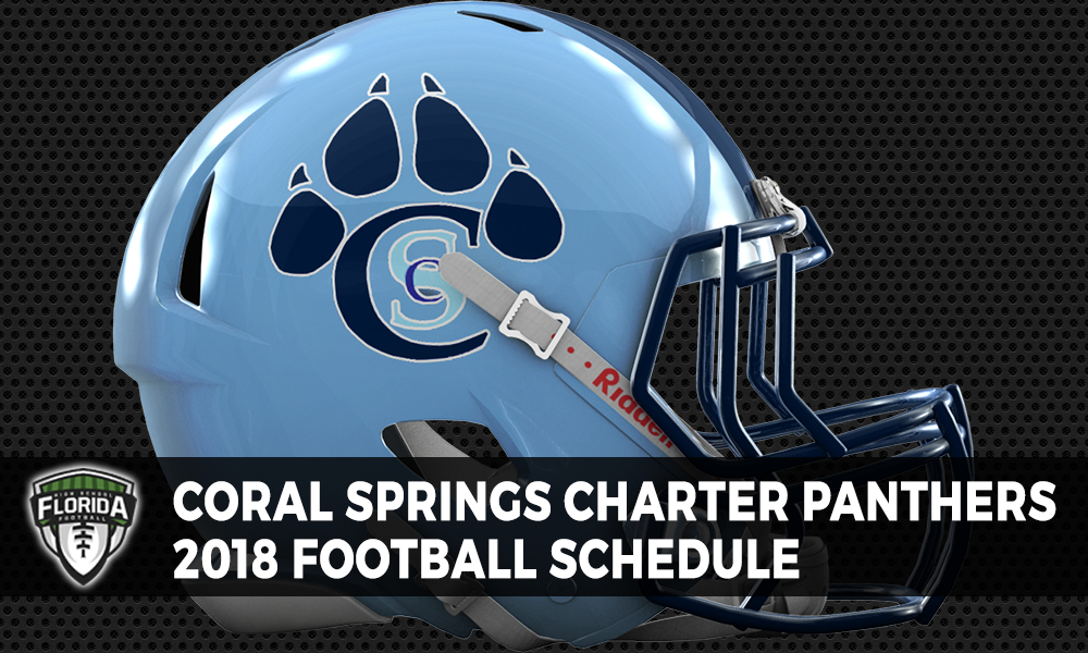 Coral Springs Charter Panthers 2018 football schedule