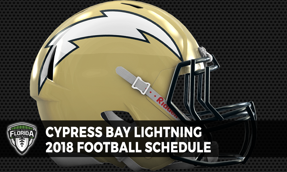 Cypress Bay Lightning 2018 football schedule