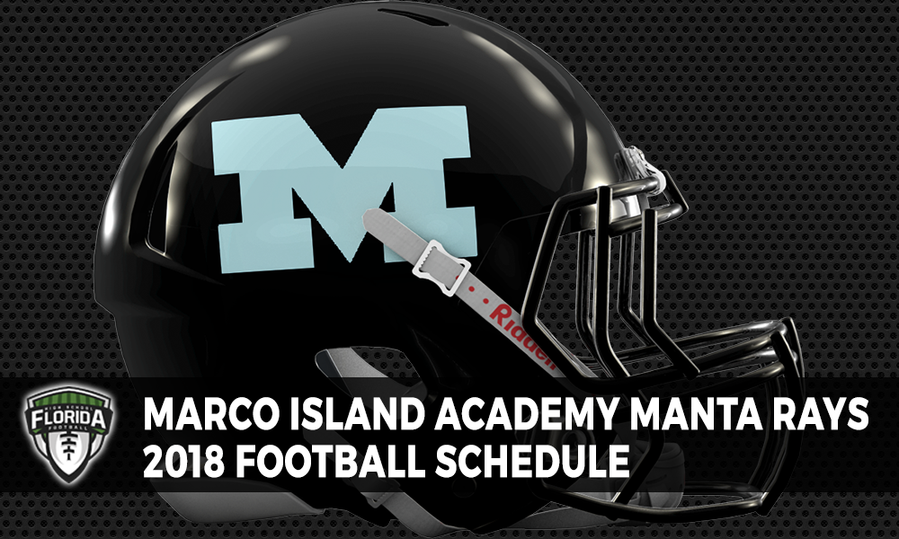 Marco Island Academy Manta Rays 2018 Football Schedule