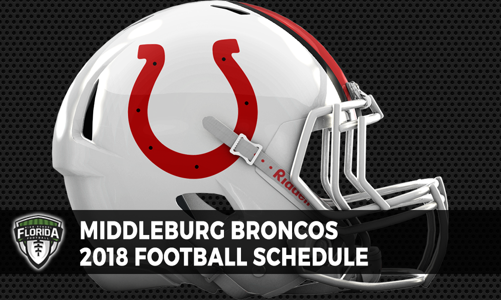 middleburg high school football schedule 2017