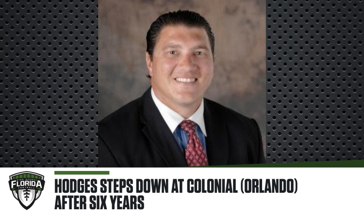 Donny Hodges is retiring from coaching after 20 years including spending the last six years as the head coach at Colonial (Orlando). [Donny Hodges/Twitter]