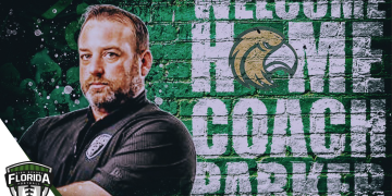Chad Parker, who has spent nine seasons at Bartram Trail under now-retired head coach Darrell Sutherland will be the next head coach at Fleming Island. Parker is coaching in the 67th Annual FACA North-South All-Star game at The Villages this week. [Graphic provided by Chad Parker & Fleming Island High School}