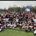 First Baptist (Naples) posses with the 2022 FHSAA Class 1S State Championship trophy after defeating Trinity Catholic (Ocala) 21-3 on Saturday, December 10, 2022 at Gene Cox Stadium in Tallahassee, Fla. [Joshua Wilson/FloridaHSFootball.com]