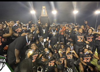 The Hawthorne Hornets finally win their  first state championship after three tries, defeating Northview 13-2 in the Class 1R State Championship game at Gene Cox Stadium in Tallahassee, Fla. on Saturday, December 10, 2022. [Joshua Wilson/FloridaHSFootball.com}