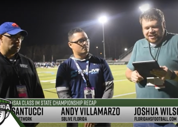 FloridaHSFootball.com Publisher Joshua Wilson, Jon Santucci of USA TODAY Network in Florida, and Andy Villamarzo of SBLive recap the 2022 Class 1M State Championship Game. {Joshua WIlson/FloridaHSFootball.com]