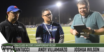 FloridaHSFootball.com Publisher Joshua Wilson, Jon Santucci of USA TODAY Network in Florida, and Andy Villamarzo of SBLive recap the 2022 Class 1M State Championship Game. {Joshua WIlson/FloridaHSFootball.com]