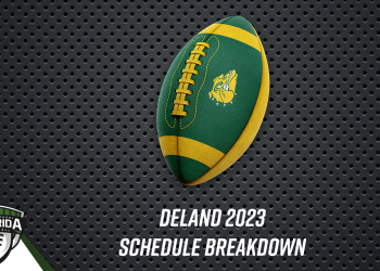 DeLand logo football. [Graphic Credit: Christopher Lyke/FloridaHSFootball.com]