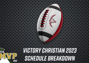 Victory Christian logo football. [Graphic Credit: Christopher Lyke/FloridaHSFootball.com]