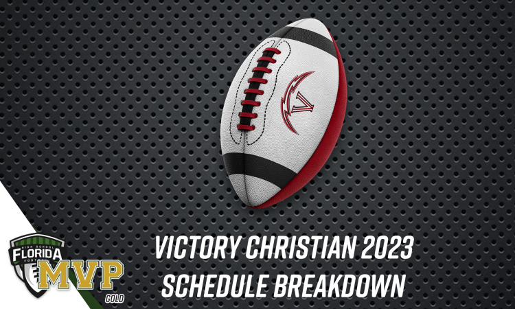 Victory Christian logo football. [Graphic Credit: Christopher Lyke/FloridaHSFootball.com]