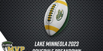 Lake Minneola logo football. [Graphic Credit: Christopher Lyke/FloridaHSFootball.com]
