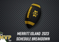 Merritt Island logo football. [Graphic Credit: Christopher Lyke/FloridaHSFootball.com]