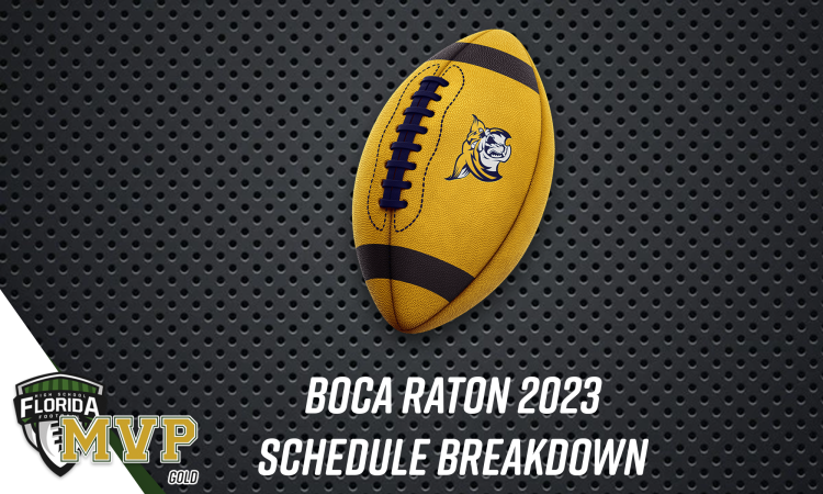 Boca Raton football. [Graphic Credit: Christopher Lyke/FloridaHSFootball.com]