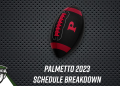 Palmetto logo football. [Graphic Credit: Christopher Lyke/FloridaHSFootball.com]