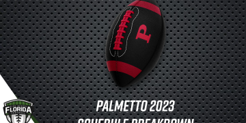 Palmetto logo football. [Graphic Credit: Christopher Lyke/FloridaHSFootball.com]