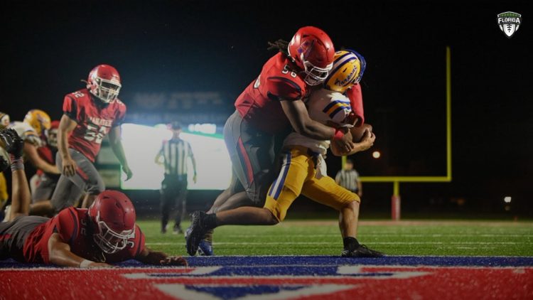 Manatee (Bradenton) rolled over Charlotte (Punta Gorda) in a battle of Class 4S foes in Week 3. [@ManateeFB/X]