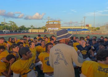 St. Thomas Aquinas picked up their second win of the season in Week 3 [@STA_Football/X]