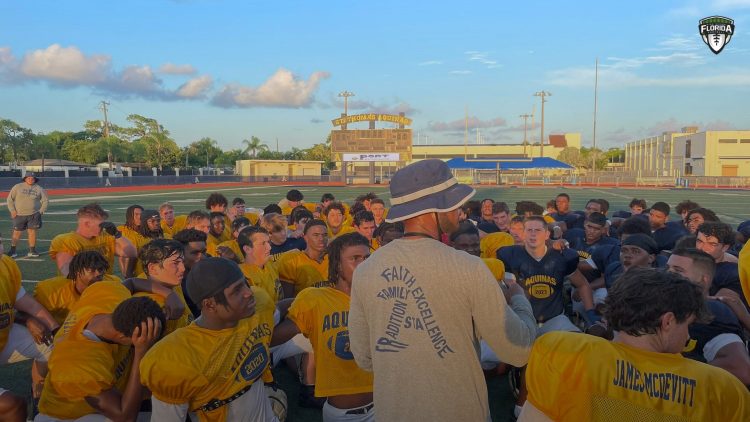 St. Thomas Aquinas picked up their second win of the season in Week 3 [@STA_Football/X]