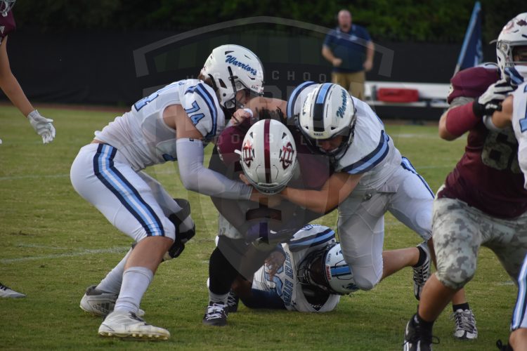 Oak Hall (Gainesville) defeated Seven Rivers Christian (Lecanto) 70-14 on Fri. Sept. 8, 2023 in Gainesville, Fla. [Joshua Wilson/FloridaHSFootball.com]