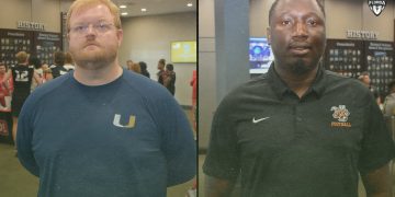 Mark Barrett (left) and Stephen Moffett (right) stepped down as the head coaches at University (Orlando) and Leesburg respectively. [Joshua Wilson/FloridaHSFootball.com]