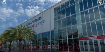 The AdventHealth Training Facility, the indoor training facility of the Tampa Bay Buccaneers. [Joshua Wilson/FloridaHSFootball.com]