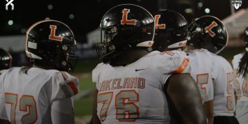 Lakeland is just one of three defending state champions from 2023 that will be a part of the new Class 5A in 2024 and 2025. [Myqueal Lewis for FloridaHSFootball.com]