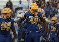 Jalen Wiggins, Rickards (Tallahassee) who just recently committed to the Florida Gators was among some of the best defensive linemen performers form the Panhandle in 2023. [Photo Credit: Hudl]