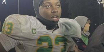 RB/DB Nigel Nelson, Pensacola Catholic was one of the best two-way athletes in all of Florida during the 2023 season. [Photo Credit: @Nigelnelson04/X]