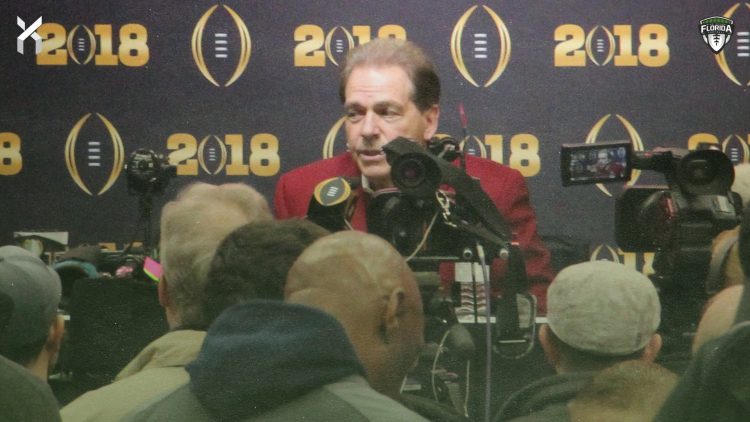 Alabama Head Coach Nick Saban [Thomson200, CC0, via Wikimedia Commons]