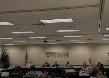 The FHSAA Board of Directors met for their February board meeting at the Robert W. Hughes FHSAA Building in Gainesville, Fla. [Joshua Wilson/FloridaHSFootball.com]