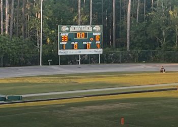 Fletcher pulled off one of the biggest upsets in the regional semifinals knocking off Fleming Island, last year's Class 2A state runner-up on Tue. Apr. 23, 2024 [@FIEagleSports/X]