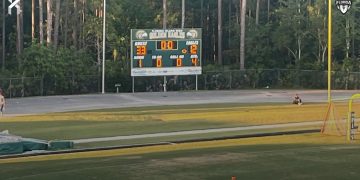 Fletcher pulled off one of the biggest upsets in the regional semifinals knocking off Fleming Island, last year's Class 2A state runner-up on Tue. Apr. 23, 2024 [@FIEagleSports/X]