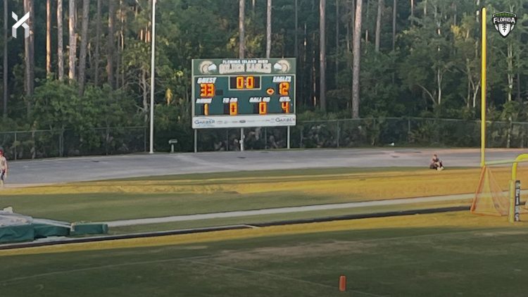 Fletcher pulled off one of the biggest upsets in the regional semifinals knocking off Fleming Island, last year's Class 2A state runner-up on Tue. Apr. 23, 2024 [@FIEagleSports/X]