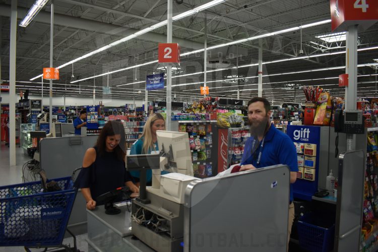 Athletes received a $200 shopping spree to spend on Mother's Day as part of the reward of being named to the 2024 Jaguars All-PREP Flag Foootball team during the 2024 Jaguars All-PREP Flag Football recognition event held at Academy Sports + Outdoors on Southside Blvd. on Wed. May 8, 2024, in Jacksonville, Fla. [Joshua Wilson/FloridaHSFootball.com]