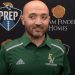 Ed White (Jacksonville) Flag Football Head Coach Bachir Saoud poses after being named the 2024 Coach of the Year at the 2024 Jaguars All-PREP Flag Football recognition event held at Academy Sports + Outdoors on Southside Blvd. on Wed. May 8, 2024, in Jacksonville, Fla. [Joshua Wilson/FloridaHSFootball.com]