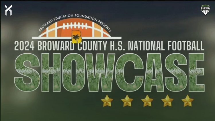 Broward County National High School Football Showcase will feature 14 teams in Week 1 of the 2024 season and recently released a hype video for this year's showcase. [@BrowardsEliteFB/X]