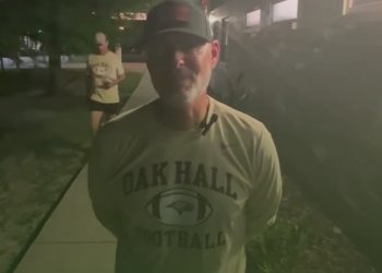 Oak Hall (Gainesville) Head RJ Fuhr is stepping down after five season as the head coach and is heading to Union County (Lake Butler to become the offensive coordinator. [Joshua Wilson/FloridaHSFootball.com]