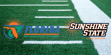 Florida High School Athletic Association Logo and the Sunshine State Athletic Association Logo [Courtesy of the FHSAA and SSAA]
