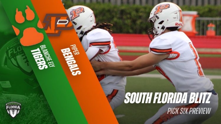 Piper (Sunrise) has posted four shutouts and is undefeated hosting Blanch Ely (Pompano Beach) which has already surprised people this season. [Photo via @Bengal_Sports_/X]