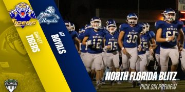Chipley and Jay are both undefeated and ranked in the Class Rural Rankings and face off against each other in a Thursday night Week 5 tilt. [Photo via @royals_jay/X]