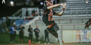 Cocoa QB Brady Hart is among the athletes on the poll for the Florida Top 25 Player of the Week Award for Week 2. [Myqueal Lewis/For FloridaHSFootball.com]