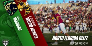 Both St. Augustine and Nease (Ponte Vedra) are undefeated, but someone will take on their first loss in this great Week 5 tilt in North Florida! [Myqueal Lewis/For FloridaHSFootball.com]