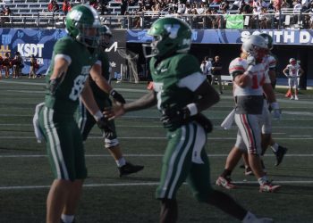 Winston Watkins Jr. (right) of Venice was among three athletes that stood out in the 2024 FHSAA Class 7A State Championship Game on Sat. Dec. 14, 2024, at South Dade Kia Field at Pitbull Stadium in Miami [Joshua Wilson/FloridaHSFootball.com]